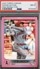 2022 Topps Chrome 1 Shohei Ohtani Pink Refractor PSA 8 NM-MT Near Mint Pop 7