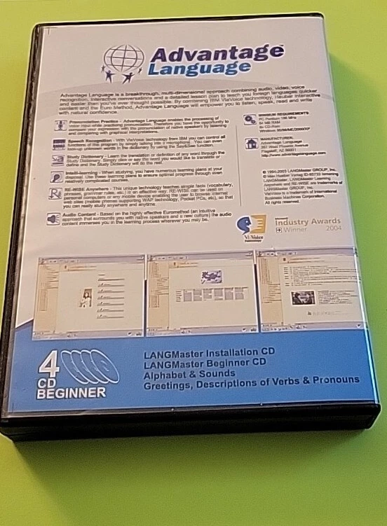 Advantage Language Breakthrough Interactive Learning-Spanish 4 CD Set: Beginner - Image 2 of 2