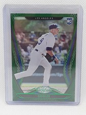 Gavin Lux 2020 Chronicles Certified Baseball - GREEN RC - Los Angeles Dodgers