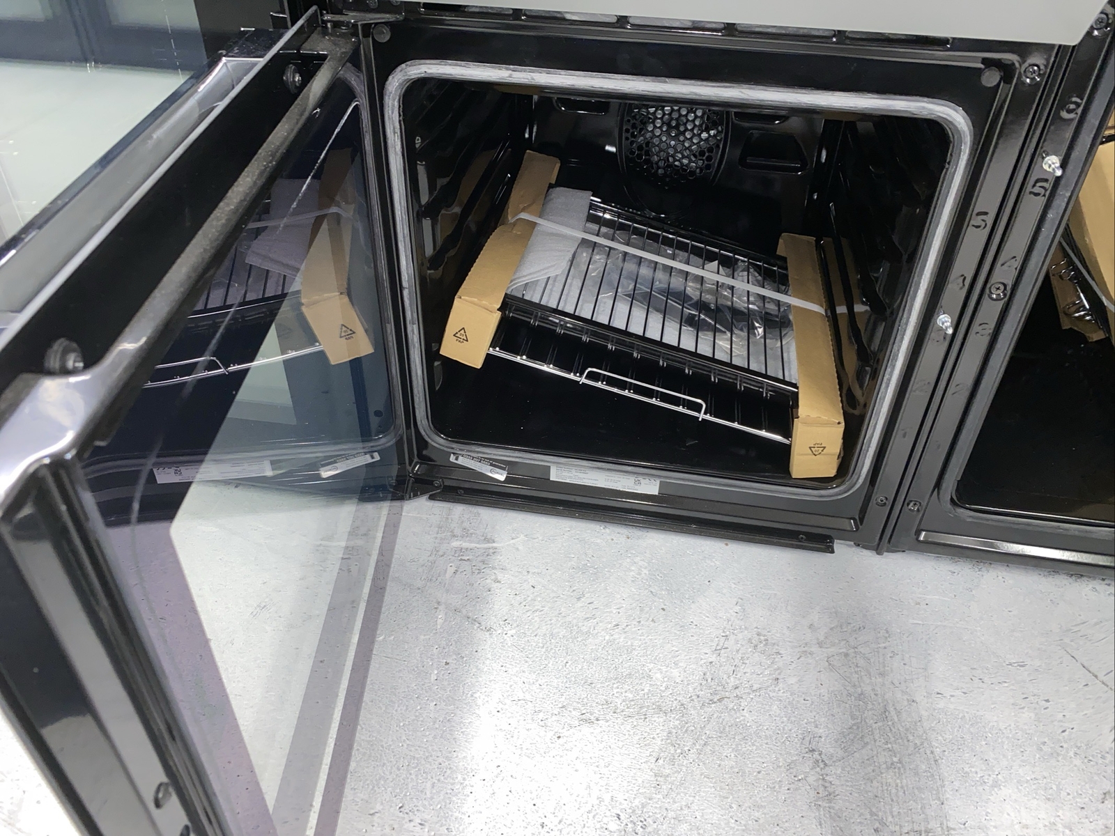 FLAVEL MLN9FRS 90 cm Dual Fuel Range Cooker Silver & Black Ex