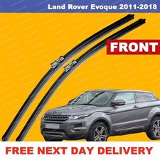 For Range Rover Evoque 11-18 Push Button Front Aero Wiper Blades SET 24"21"