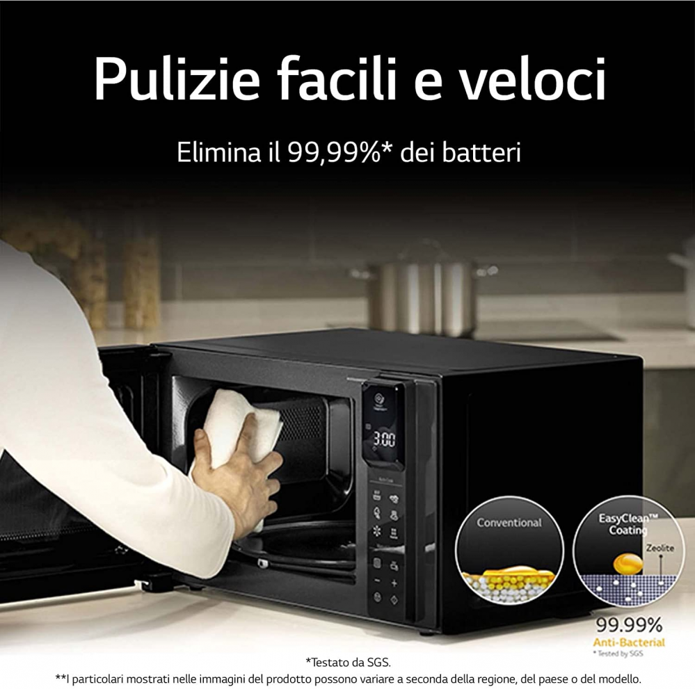 LG MJ3965BPS 1350W 39 Litri Forno a Microonde con Griglia - Nero | Acquisti  Online su eBay
