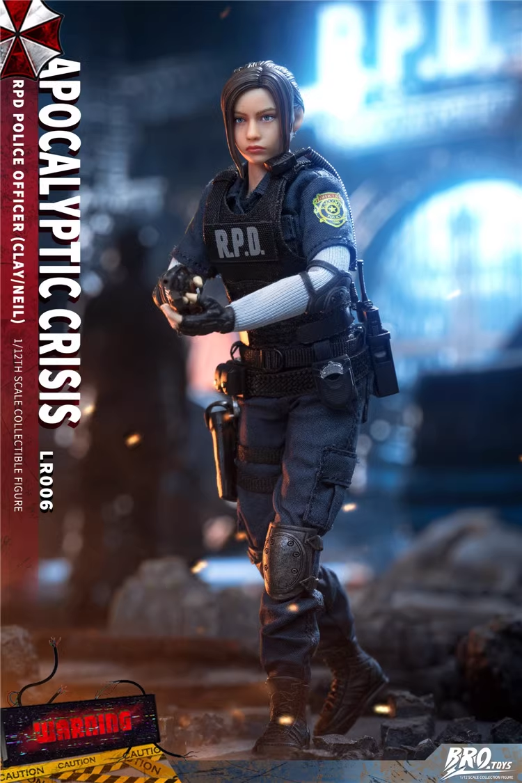 BROTOYS LR006 1/12 RPD Officer Jill & Claire Action Figure