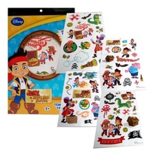 Disney Jake Pirates Kids 50 Temporary Tattoo Stickers Pad Party Favor Prizes