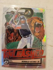 2021 Optic #UNL3 Ronald Acuna Jr UNLEASHED Silver PRIZM Holo 