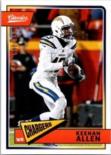 2018 Panini Classics RED BACK /299 #82 Keenan Allen - Los Angeles Chargers