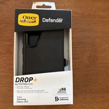 OtterBox Defender Series Case w/ Holster Clip for Samsung Galaxy S23 - Black