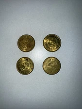 4 Chuck E. Cheese Pizza Time Theatre 25¢ Game Token 1980