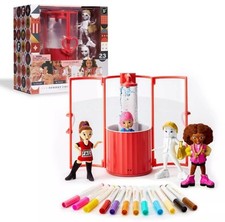 FAO SCHWARZ STREET CHIC FASHIONISTAS Wash-And-Color Design Dolls 23 Pieces NEW 