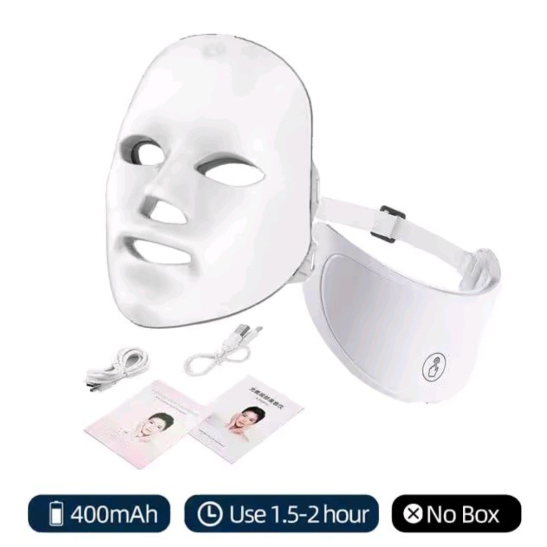 Masque LED anti-ride soin visage photothérapie traitement imperfection acné et ridules