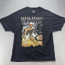 Garth Brooks World Tour 2014-2015 Mens XL Graphic T Shirt Double Sided Country