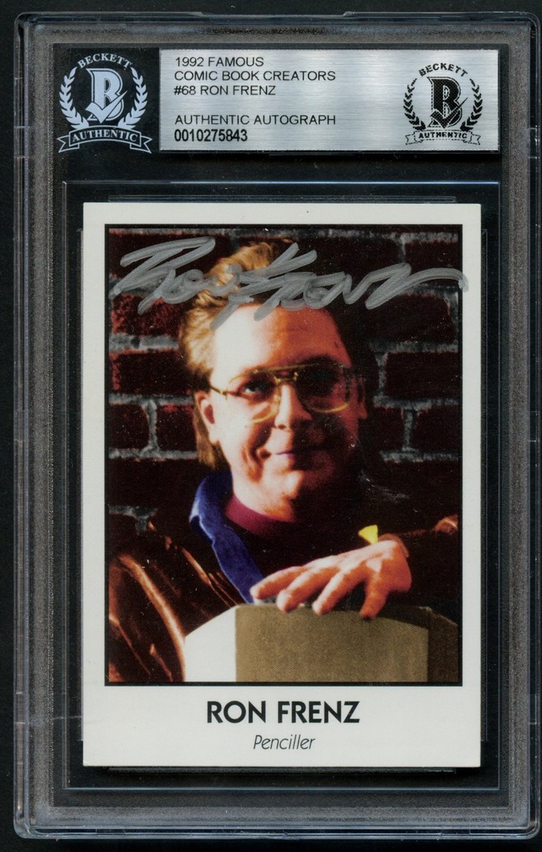 Ron Frenz #68 signed autograph auto 1992 Famous Comic Book