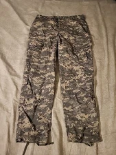Army Combat Uniform ACU Digital Camo Cargo Tactical Ripstop Pants Mens L - Long