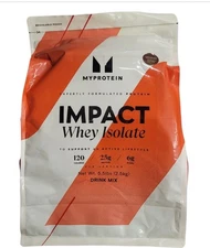 MyProtein Impact Whey Isolate Drink Mix, Chocolate Milkshake 5.5lb EXP 04/26