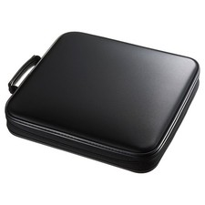 160 Capacity CD Case, Large CD Sleeves, Portable DVD VCD Storage Box, Portabl...
