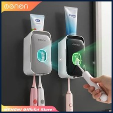 MENGNI Automatic Toothpaste Dispenser Wall-Mounted Bathroom Toothpaste Squeezer
