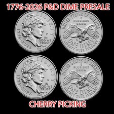 1776 2026 P D Semi-quincentennial Emerging Liberty Dime (2 coin set) ⭐PRESALE⭐