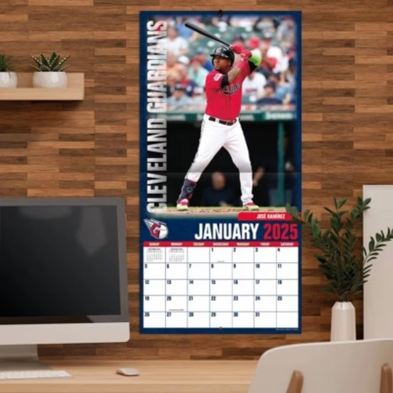 Cleveland  Baseball 2026  Team Wall Calendar