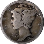 1926 S 10c Mercury Dime ~ Good Details