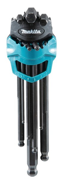 Makita InnensechskantschlüSsel Set 9-Tlg., B-65894-image