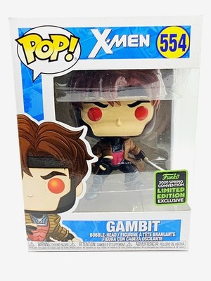 Funko Pop! GAMBIT #554: Marvel X-Men Limited Edition Exclusive w/ Protector RARE