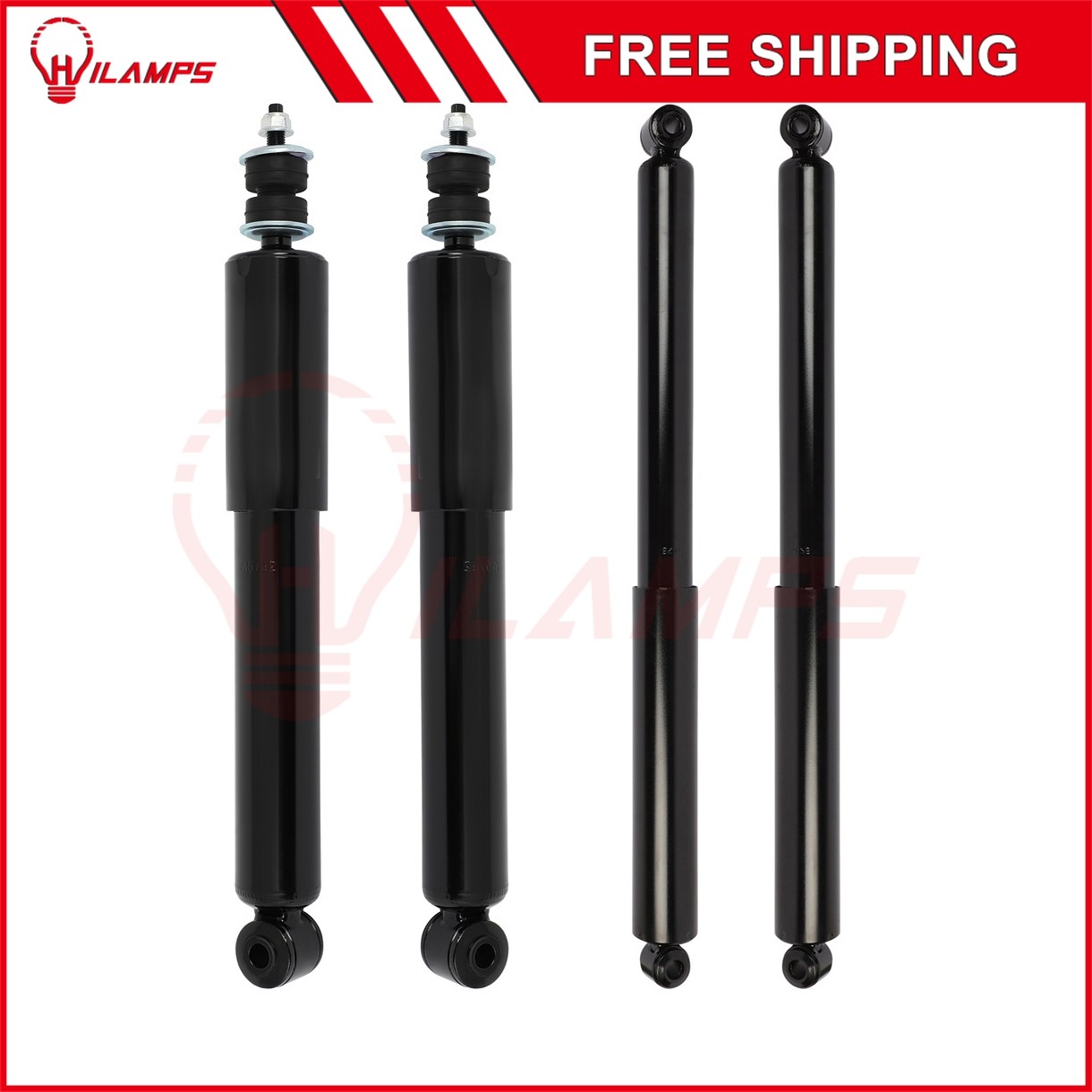 Full Set of 4 Kits Fits 1990-1996 FORD F-150 4x4 Models Front Rear Strut Shocks