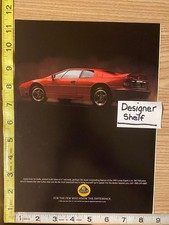 Lotus Esprit Red Cars 1993 Vintage  Paper Print Advertisement