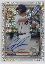 2020 Bowman Chrome Prospects Speckle Refractor 57/299 Cooper Johnson Auto 7eo