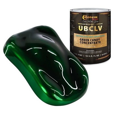 Urethane Ultra Candy Concentrates Automotive Paint - Green Candy - Pint