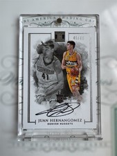 2016 IMPECCABLE /49 Juancho Hernangómez RC Auto Signatures Hustle Movie Bo Cruz!