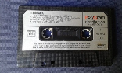 Kassette BARBARA Master Serie Volume 1 Der schwarze Adler