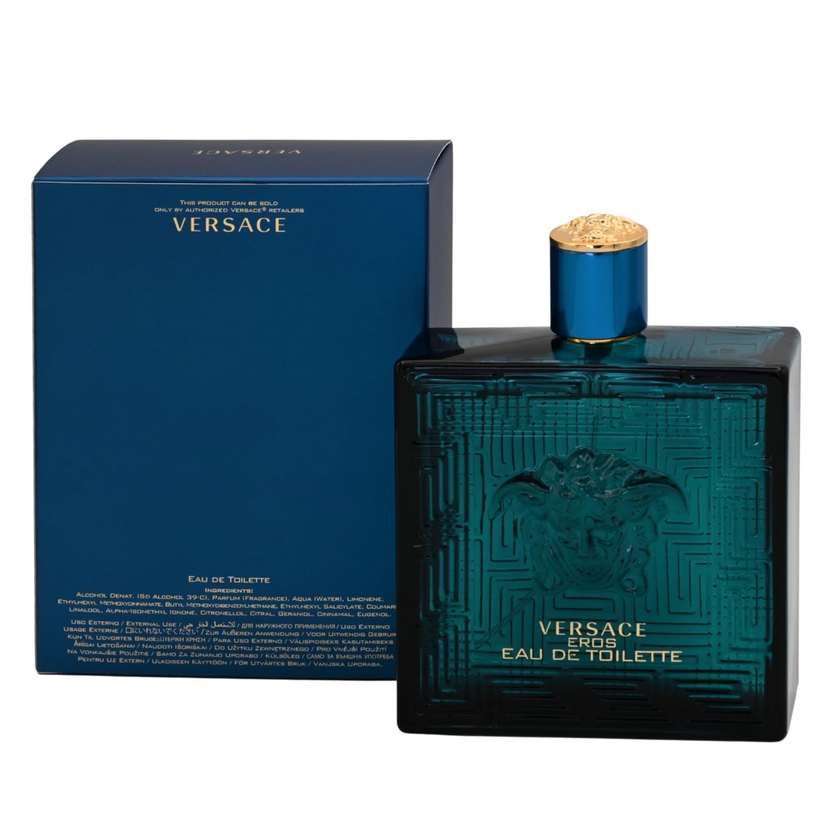 Versace Eros by Gianni Versace Cologne for Men EDT 6.7 / 6.8 oz