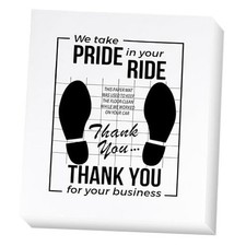 White Car Paper Floor Mats,100Pcs Vehicles Disposable Floor Pads,Temporary