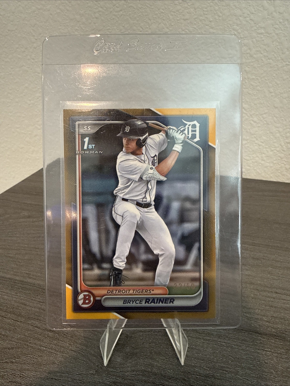 2024 Bowman Draft - Chrome Bryce Rainer #BDC-86 Yellow Refractor /75 (RC)