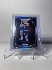 2023-24 Panini Prizm Hunter Tyson RC Prizm Silver Rookie #171 Nuggets