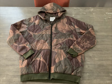 Rare Fireforce Ventures Jacket Sz XL Rhodesian Brushstroke Camo Woobie Hoodie