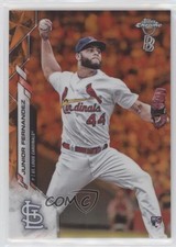 2020 Topps Chrome Ben Baller Edition Orange Refractor 12/25 Junior Fernandez 0c6