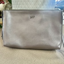 FRESHLY PICKED zip pouch Aspen Tassle Beige/Bronze Clutch Bag Wristlet