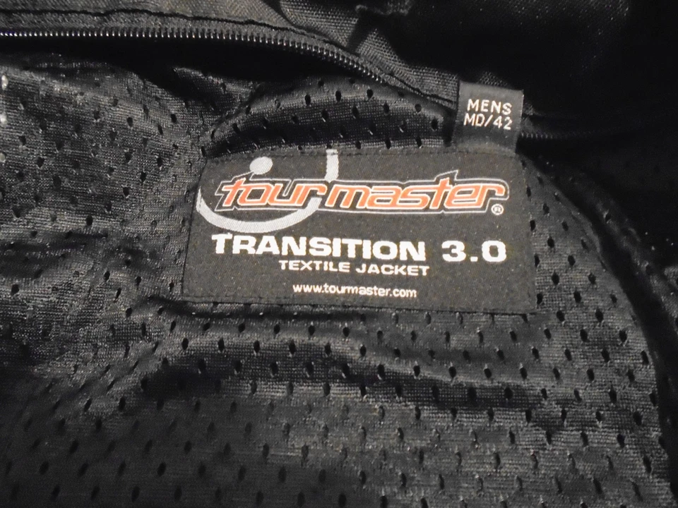 Jacket Motorcycle Tourmaster Transition Textile Mens Size M 42 zip out lining - Image 2 of 4