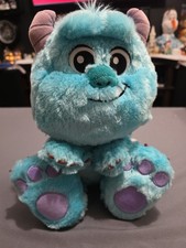 Disney Parks Baby Sulley Plush Monsters Inc 12" Seated Big Feet Collection Sully