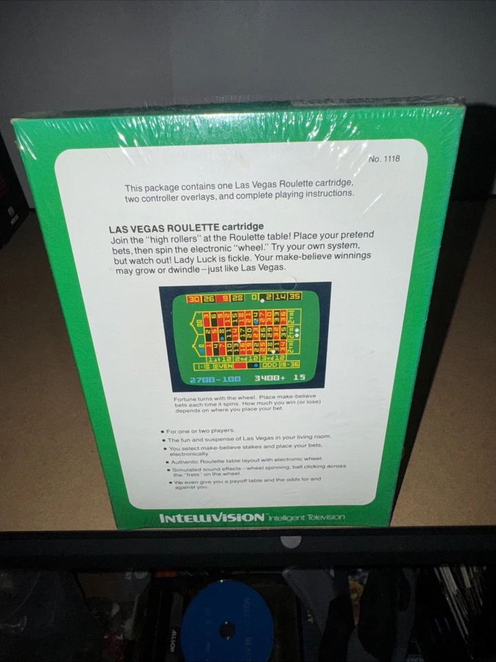 INTELLIVISION LAS VEGAS ROULETTE HONG KONG BOXED - Image 2 of 3