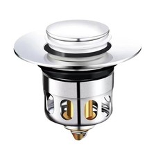 Quick Drains Brass Basins Stoppers with Not Clog Basket Drains Plug for Home Use