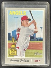 2019 Topps Heritage Shohei Ohtani Super Rookie SP All-Star #430 Angels
