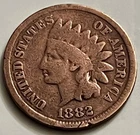 1882 Indian Head Cent G/VG Details Honest Wear Bold Reverse BN1300