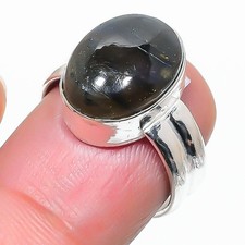 Natural Labradorite Gemstone 925 Sterling Silver All Size Ring For Gift