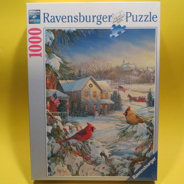 Ravensburger Jigsaw Puzzle 1000 Winter Cardinals 2013 for sale online ...