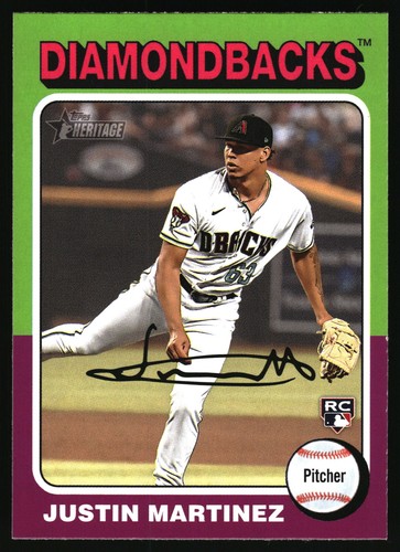 2024 Topps Heritage #169 Justin Martinez | Baseball Card