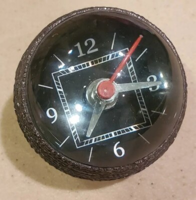 Michael Aram Gotham Desk Clock Crystal Ball Working 