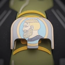 Titanium Glock back plate fits Gen 1-5  - The Chad, Yes