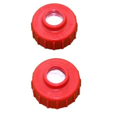 TWO (2) GENUINE OEM Homelite & Ryobi Straight Shaft SPOOL RETAINER KNOB RED